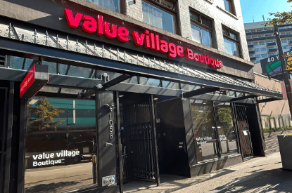 Value Village Boutique store front.