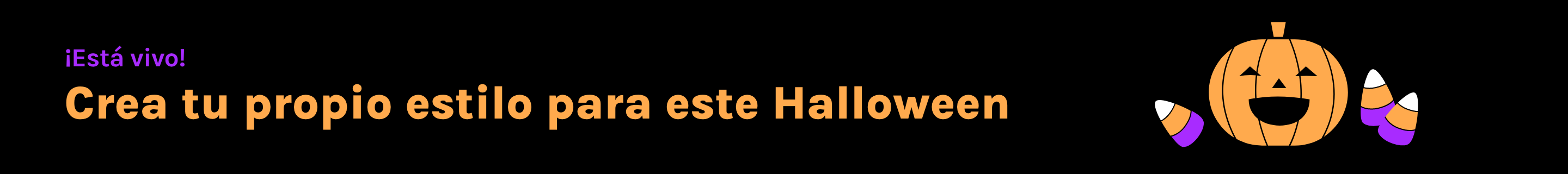 ¡Está vivo! Crea tu propio estilo para este Halloween.