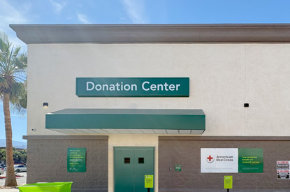 Racks of miscellaneous clothes.