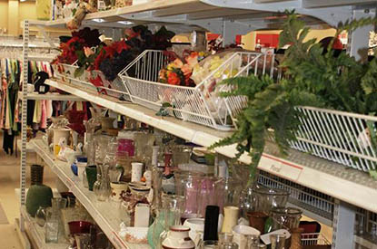 Knick knacks in the housewares department.