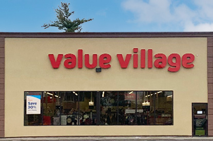 Value Village store front.