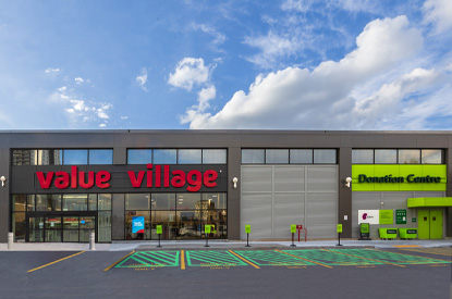 Value Village store front.