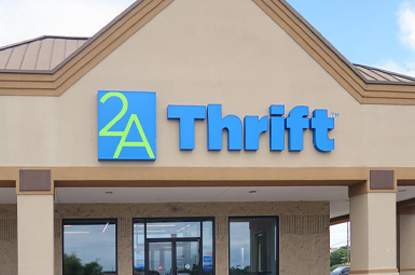 2A Thrift store front
