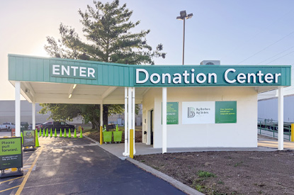 Community Donation Centre drop off area.